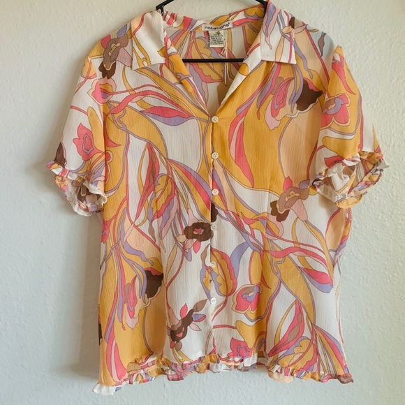 Vintage Notations top - Picture 1 of 3